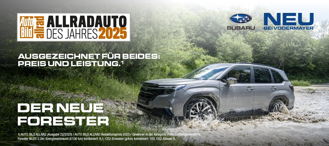Forester- Allradauto des Jahres